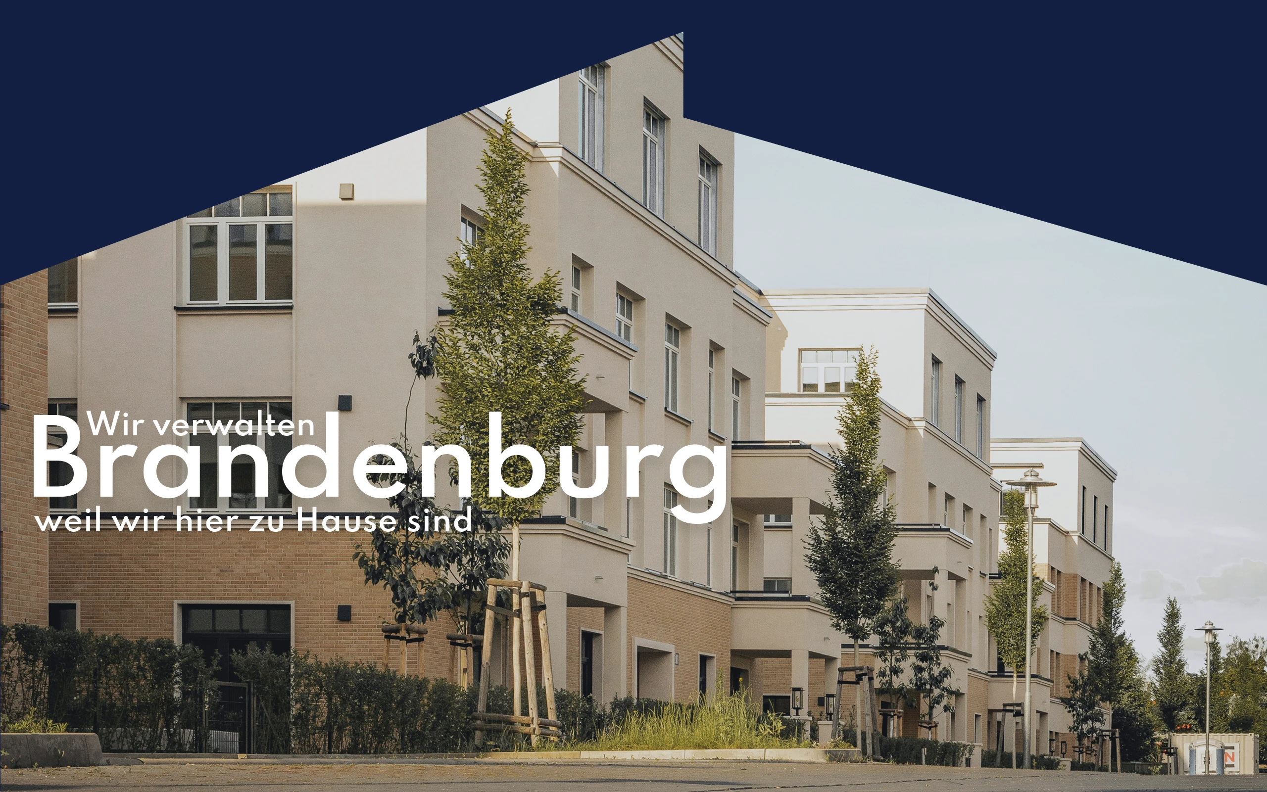 Moderne Wohnanlage mit zeitgenössischer Architektur
